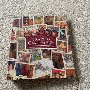 american girl doll trading card collection book
